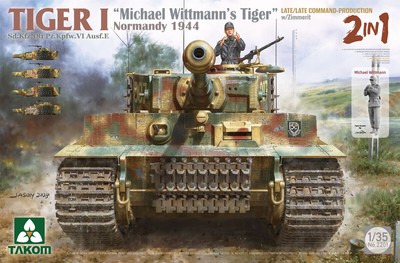 Takom 2201 Tiger I Sd.Kfz.181 Pz.Kpfw.VI Ausf.E 'Michael Wittmann's Tiger' 1/35
