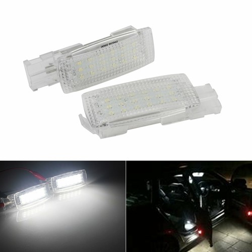 2x LED Interior Sun Visor Vanity Mirror Light Lamps VW Eos Golf Passat