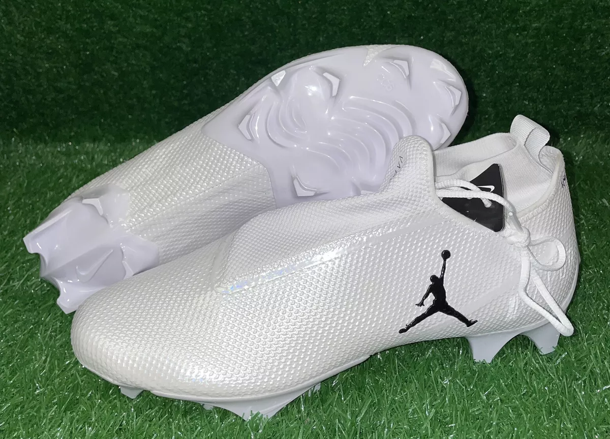 Auto Golpe fuerte personalizado Nike Air Jordan Vapor Edge Pro 360 Football Cleats White Size 12 New Defect  | eBay