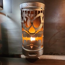 Applique Tiki Totem birra hawaiana fusto metallo arte lampada da parete lampada da tavolo