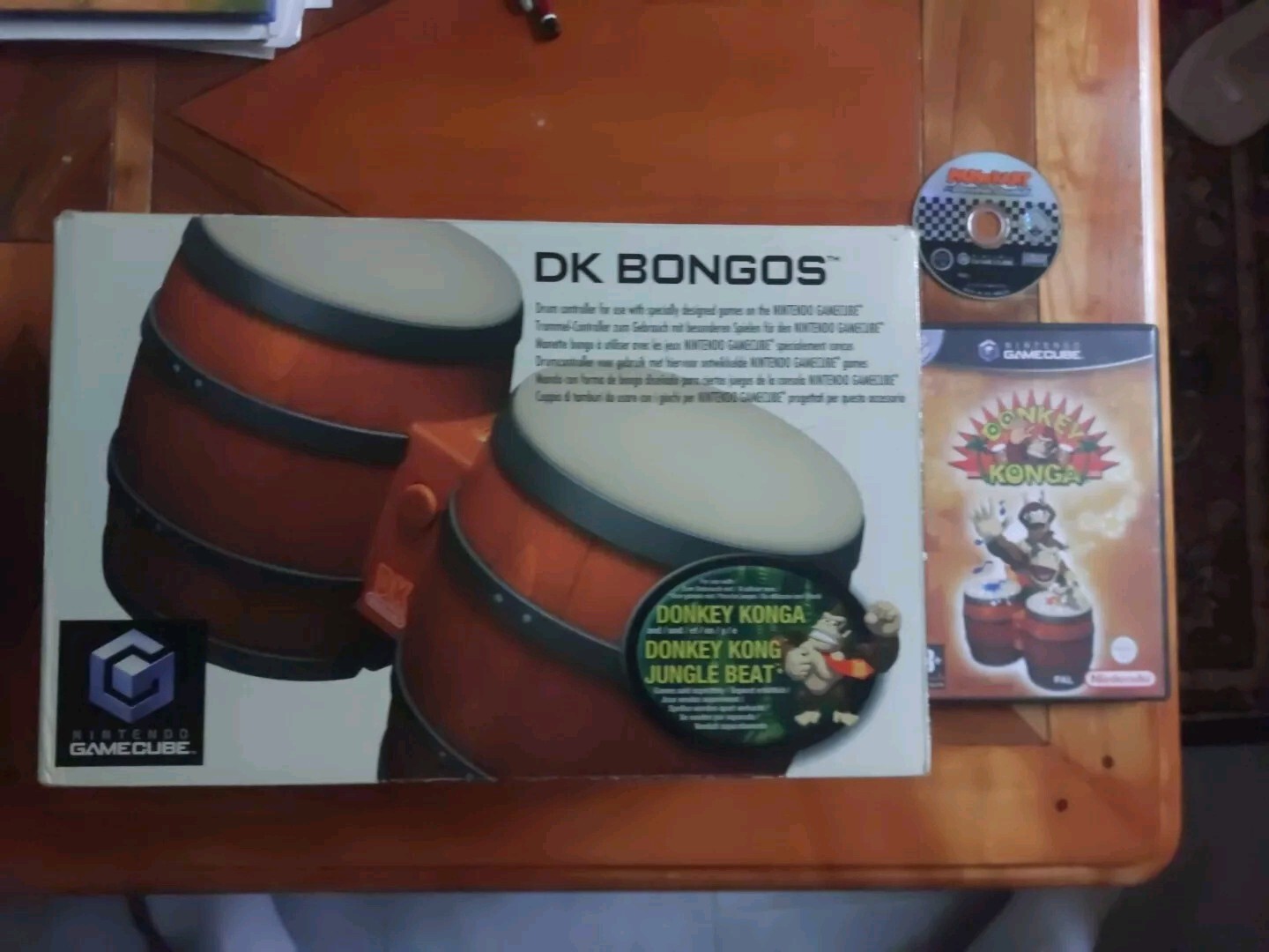 Dk Bongos + Donkey Konga + Mario Kart Hs