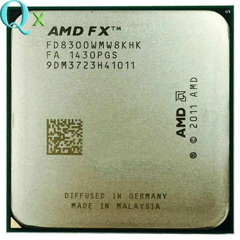 AMD FX-8300 Socket AM3+ CPU Processor 3.3 GHz 8 Cores 8 Threads 95 W - Image 2 of 2