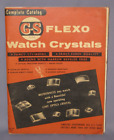 Catalog Watchmaker Reference Manual Guide Vintage Gs Flexo #55 Watch Crystals