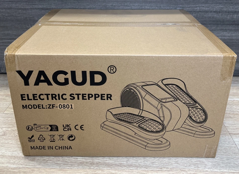 Under Desk Elliptical Machine Portable Pedal  W/LCD Display(Grey) Yagud! - Image 2 of 4