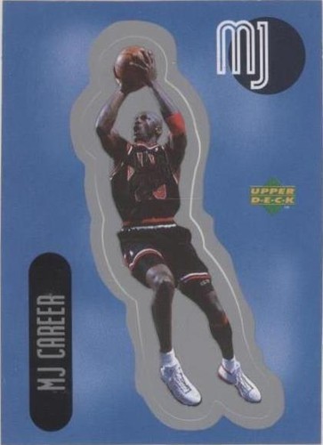 1998 Upper Deck Michael Jordan Retro MJ 91 Finals MVP #49, PSA 9
