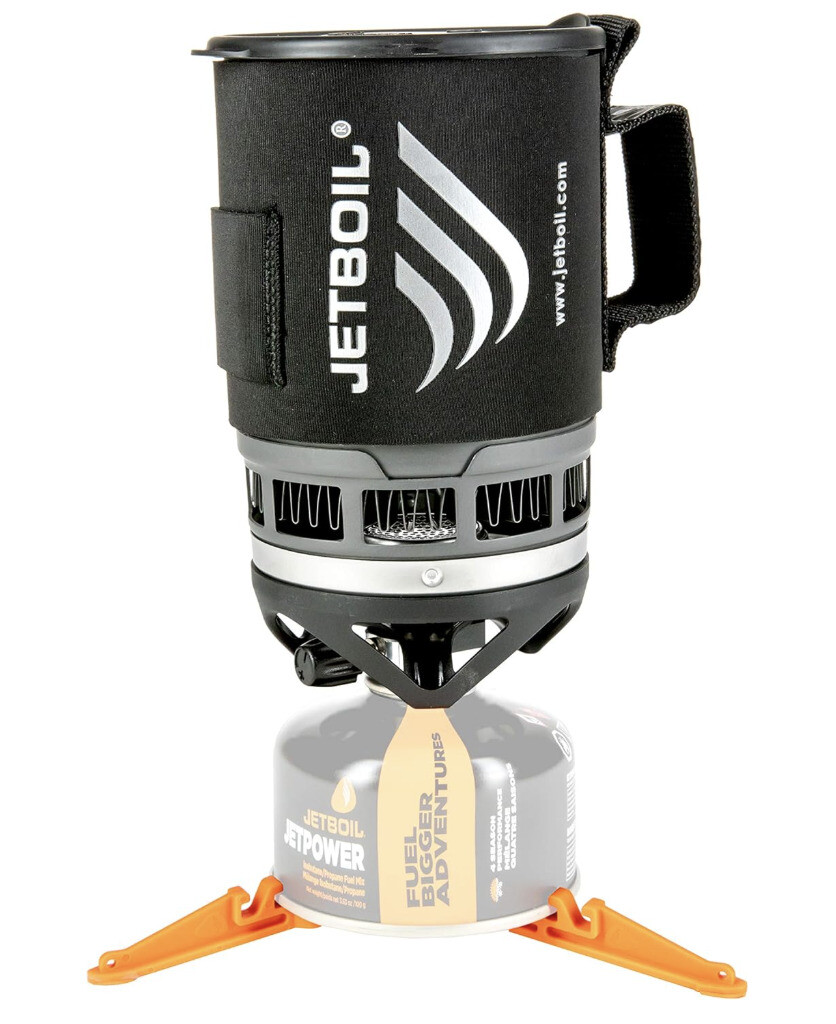 Jetboil - Cocina de gas Zip, cocina de camping, compacta, ligera, exterior, carbono