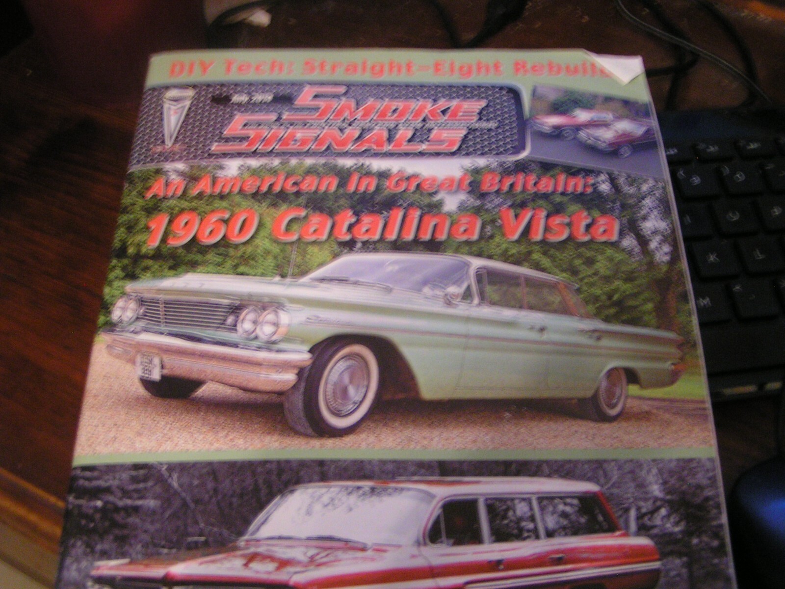 Pontiac club magazine Smoke Signals July 2014 Grand Prix Bonneville Catalina GTO