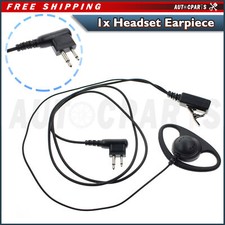 D EarPiece Headset Ear Piece MIC for MOTOROLA CP100 CLS1410 Radio 2 Pin