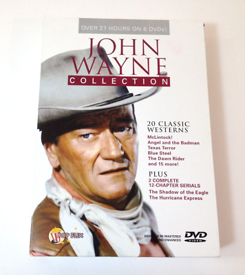 John Wayne Collection 20 Classic Westerns & More 6 Dvds 27 hours ...