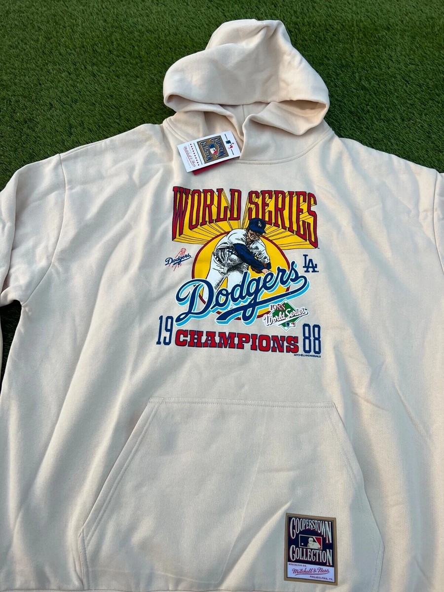 パドレス スウェット MLB公式 Los Angeles Dodgers Retro 1988 World Series MLB Baseball Hoodie