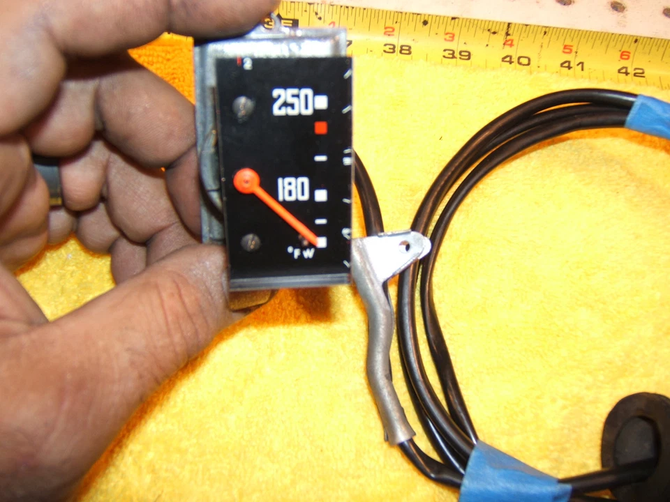 Mercedes OEM vdo W111, W110, W112 sedanes 4 D SOLO temperatura de trabajo calibre 1 solamente Foto 2 de 4