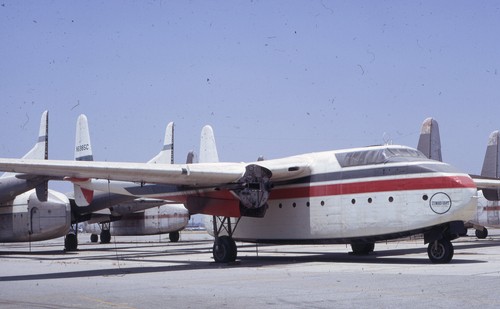 exUSAF C-82A 44-23046 original Kodak color slide