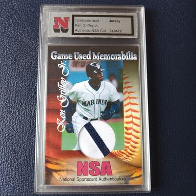 1 of 1 Ken Griffey Jr. Game Used Jersey Seattle Mariners NSA