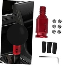 Universal Gear Shift Connector, Shifter Adapter, M12x1.25 Shift Knob Red