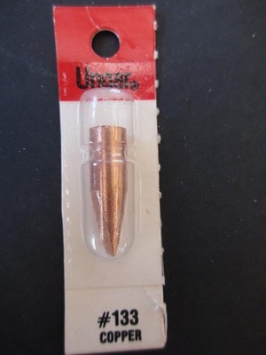 1x UNGAR Tip 111, 113, 116 or 133 Copper Unplated 1/4'' Thread On for Standard DI