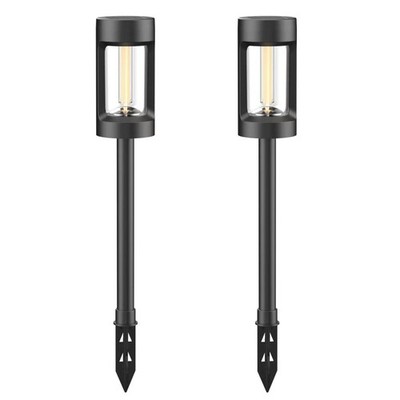 Solar Lights Outdoor，2 Pack Solar Pathway Lights with Acrylic and 3000K IP65 ...