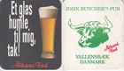 1 ALBANI FAD DENMARK BEER MAT BEERCOASTER SOUS BOCK VILTJE
