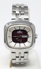 Orologio philip watch cormoran all stainless steel 30x30mm woman montre rare