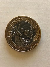 Olympic Games London to Rio Handover Two Pound Coin 2012 - £2 Coin.