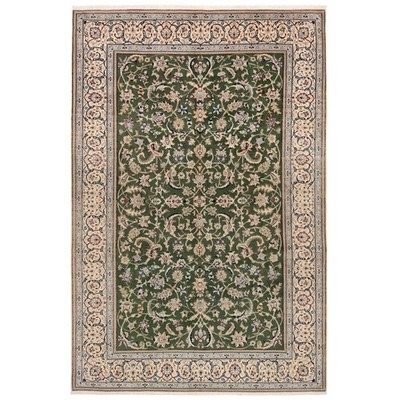 Nain 9la 307x205 cm Handmade Oriental Rug Carpet Green
