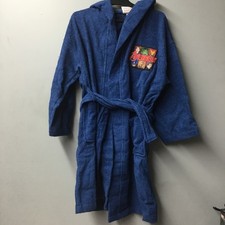 Avengers Boys Hooded Bath Robe Size 8-10 Marvel Swim Blue