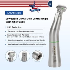 Dental Implant Handpiece 20:1 LED Contra Angle Fit Surgical Implant Motor