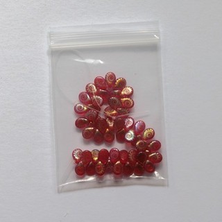 Preciosa Glass Shell Etched Pip Beads B029