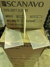 SCANAVO 1-Disc DVD Slim Line 108 Units Per Box Clear