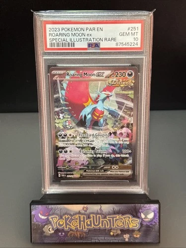 Pokemon Card Roaring Moon EX 251/182 Paradox Rift SIR PSA 10 GEM MINT
