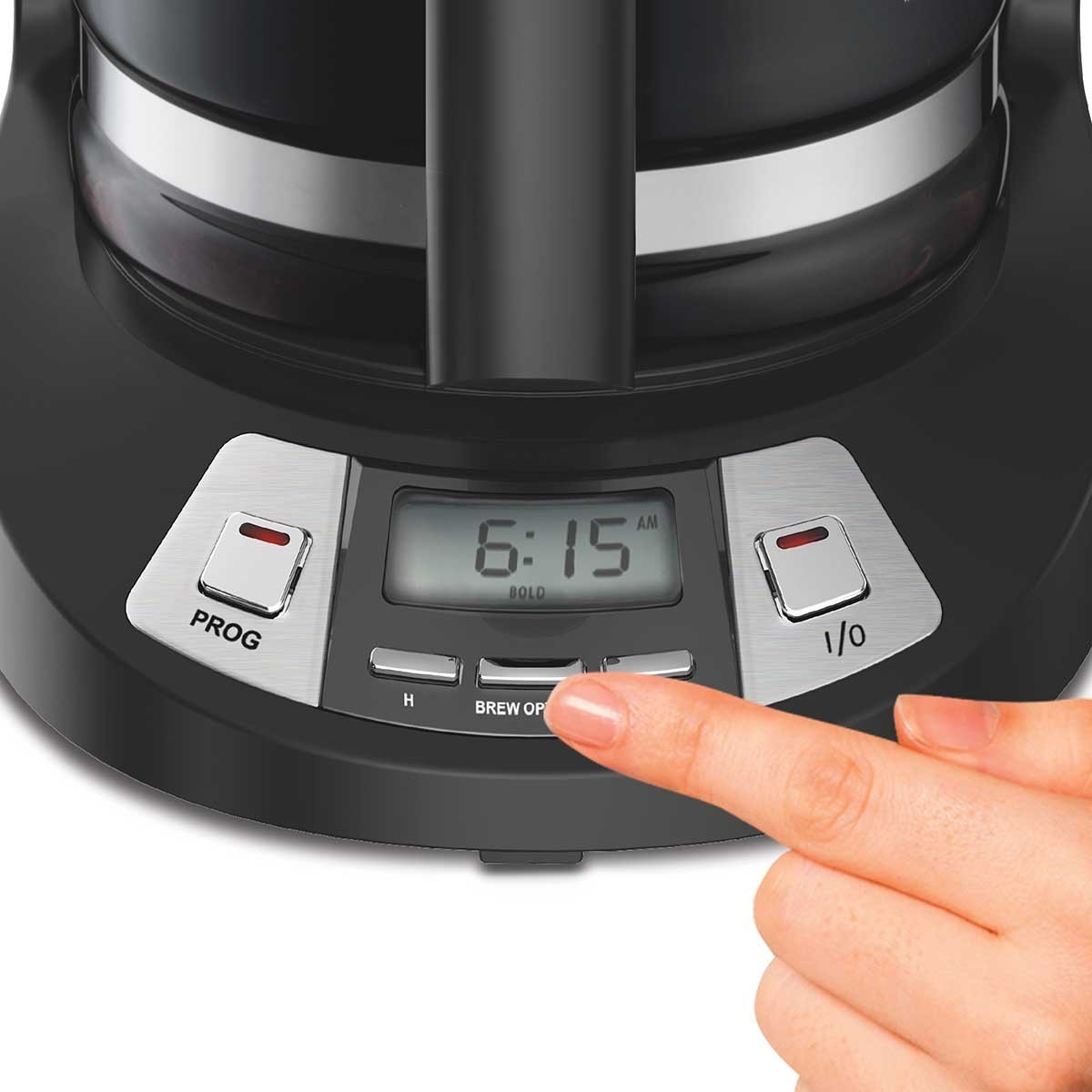 Hamilton Beach 46290 Programmable 12 Cup Coffee Maker Drip Brew Pause ...
