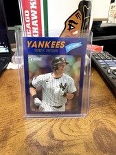 2026 Topps Heritage Ben Rice Chrome Blue Refractor / 150 NY Yankees