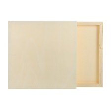 2 Pack Wood Canvas Boards, 10x10 Inch Wood Art Canvases Square Wood Panel