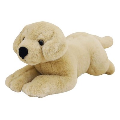 40cm Plush Stuffed Toy Puppy with Lie Posture 3D Face Nursery Room Baby Crib Toy