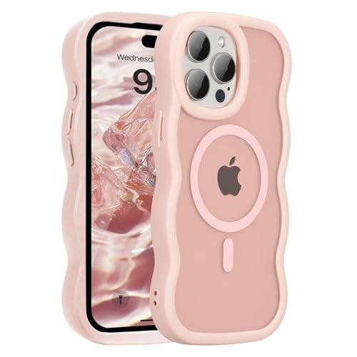 Magnético para Funda, Linda Funda Compatible con MagSafe, iPhone 16 Pro Max Rosa - Imagen 2 de 7