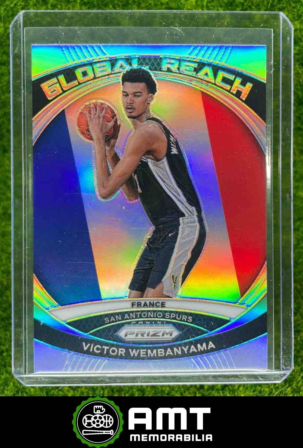 Victor Wembanyama 2023-24 Panini Prizm Global Reach Prizms Silver Spurs #2