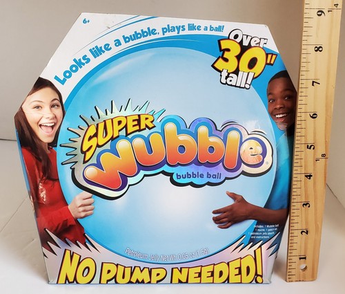 Super Wubble Blue Bubble Ball ~ sieht aus wie eine Blase ~ versiegelt - Bild 6 von 6