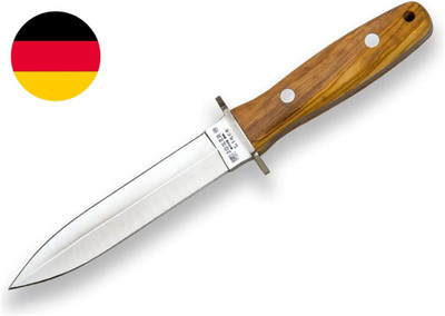 Joker Full Tang Montagemesser Lince CO43, 15 Cm MOVA Klinge, Olivnholz Griff, Mi
