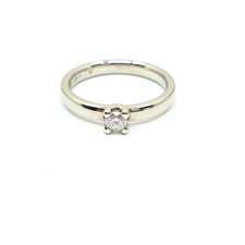 Palladium 950 Solitäring Verlobungsring Brillant 0,19ct SI/TW Made in Germany