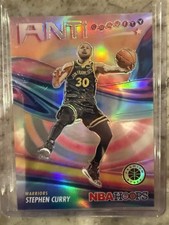 2023-24 Panini NBA Hoops Premium Stock Anti-Gravity Stephen Curry #3 Silver