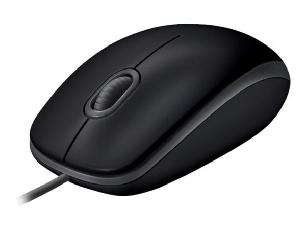 Logitech B110 Silent Maus USB Kabelgebunden Schwarz Leise Tasten-image