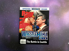 HULK HOGAN MR. MCMAHON WWE RAW Magazine March 2003 Wrestlemania Issue WWF