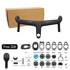Road Bike Carbon Integrated Drop Bar Internal Cable Routing with Bracket Spacer