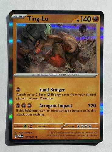 Ting-Lu [Holo]  109/182 Pokémon TCG Paradox Rift