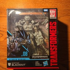 Transformers Studio Series 08 Leader Class Movie 1 Decepticon Blackout Action...