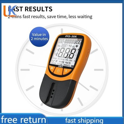 5 in1 Cholesterol Tester Blood Lipid MeterTotal Triglyceride High Low Density ah