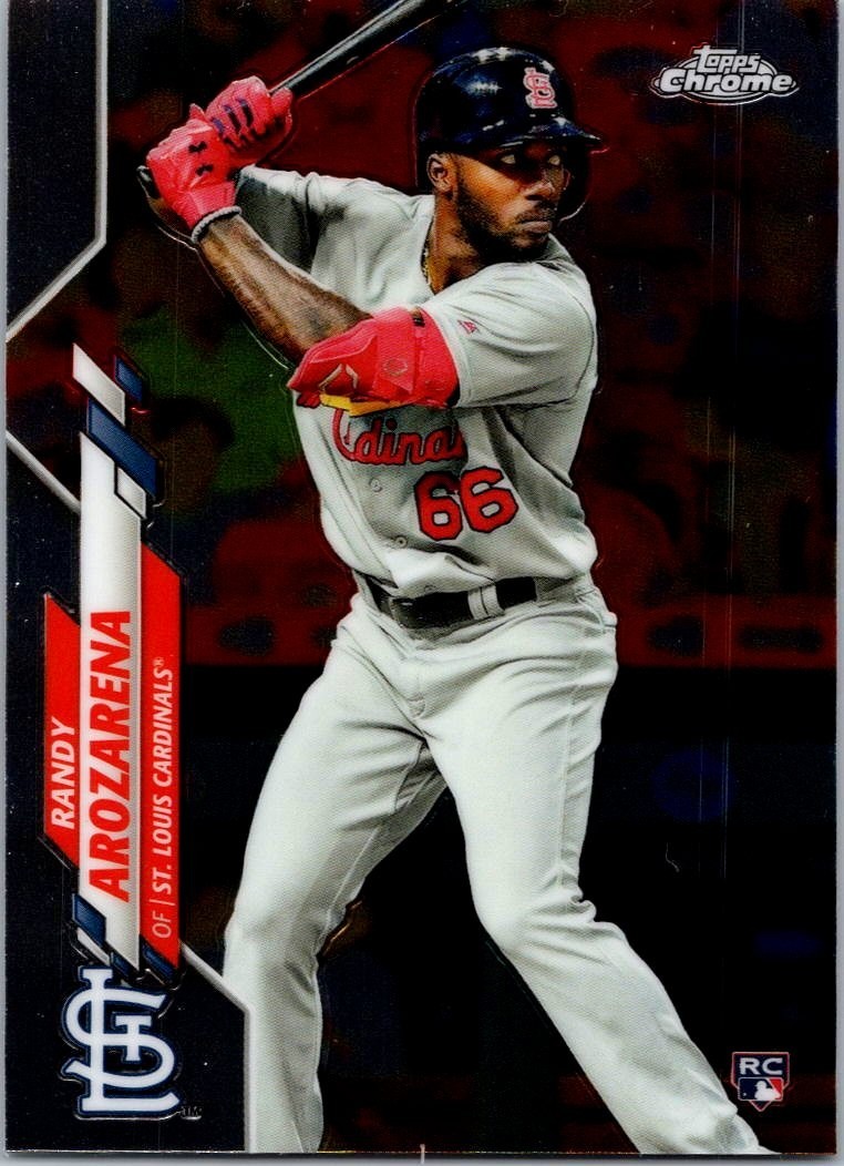 2020 RANDY AROZARENA TOPPS CHROME MLB #49 ROOKIE RC CARD SEATTLE MARINERS RAYS