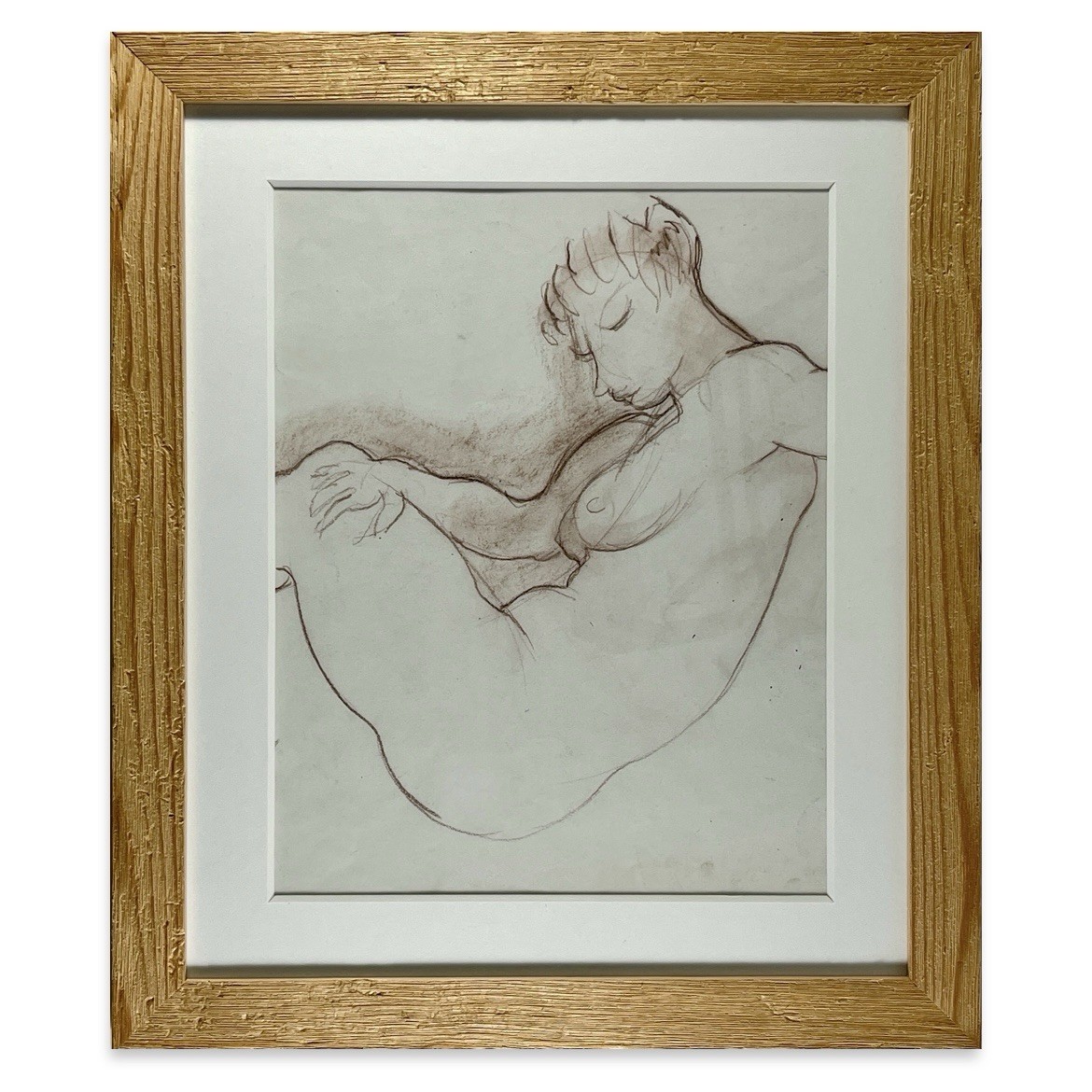 Gabriel Coldefy - Dibujo original - Desnudo reclinable