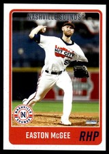 2025 Easton McGee Choice Minor League Rookie Nashville Sounds Brewers