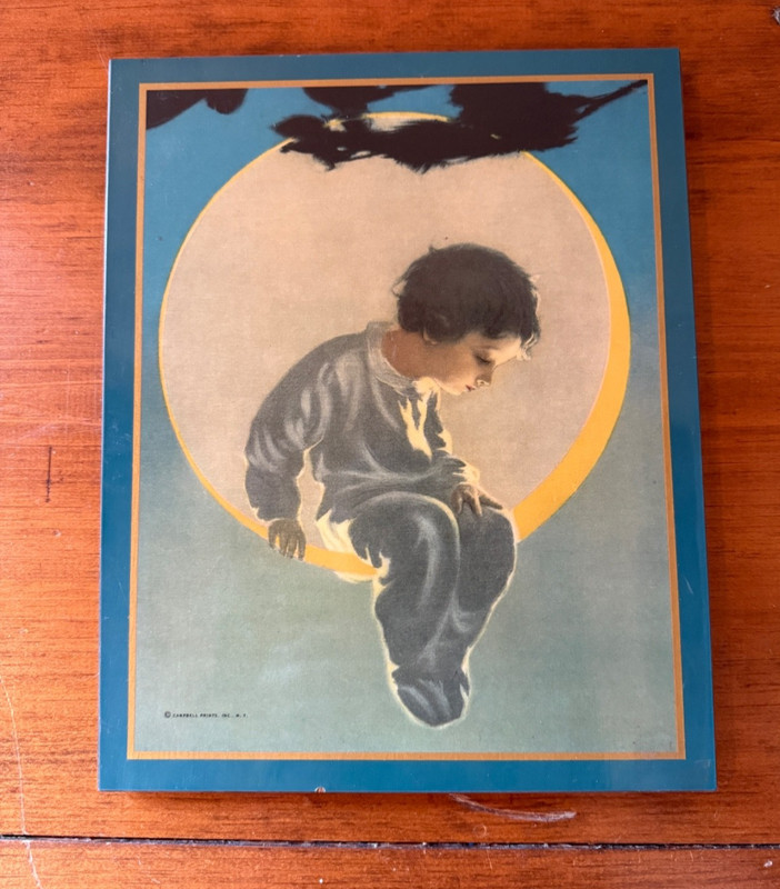 Antique Print Of Victor C. Anderson (1882-1937) Print "Where Dreams Are Made"