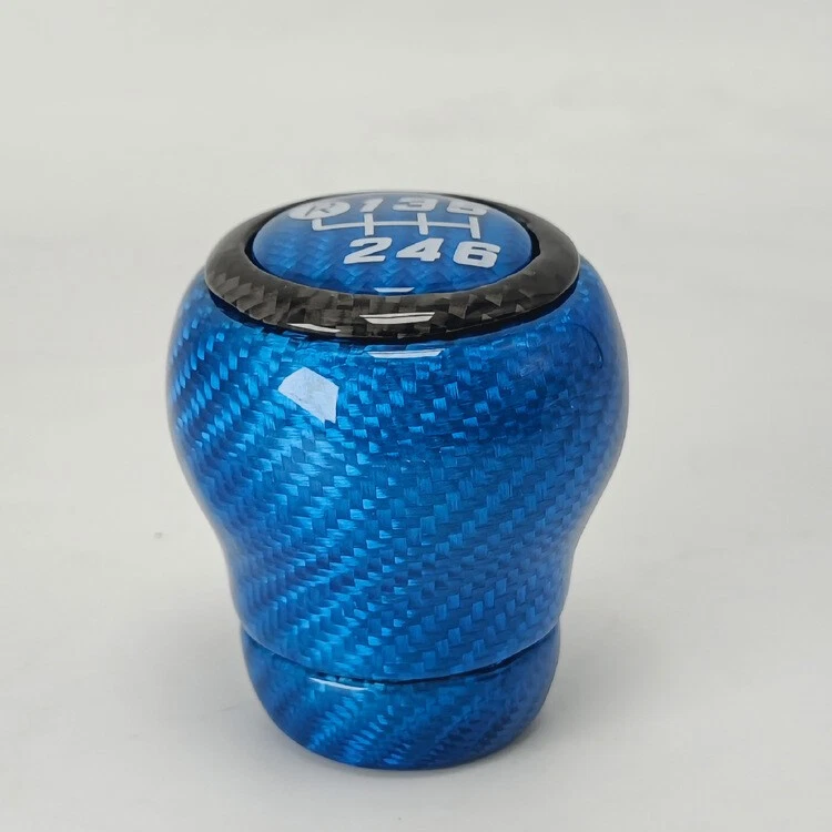 1X Real Carbon Fiber 6S Gear Shift Knob For Subaru BRZ 2012 - 2024 For Toyota 86 - Изображение 4 из 4
